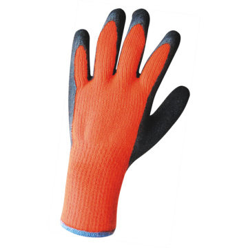 10г Терри Лайнер Грубая финишная латексная зимняя перчатка-5235